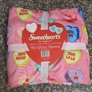 Valentines Sweethearts Throw Blanket
